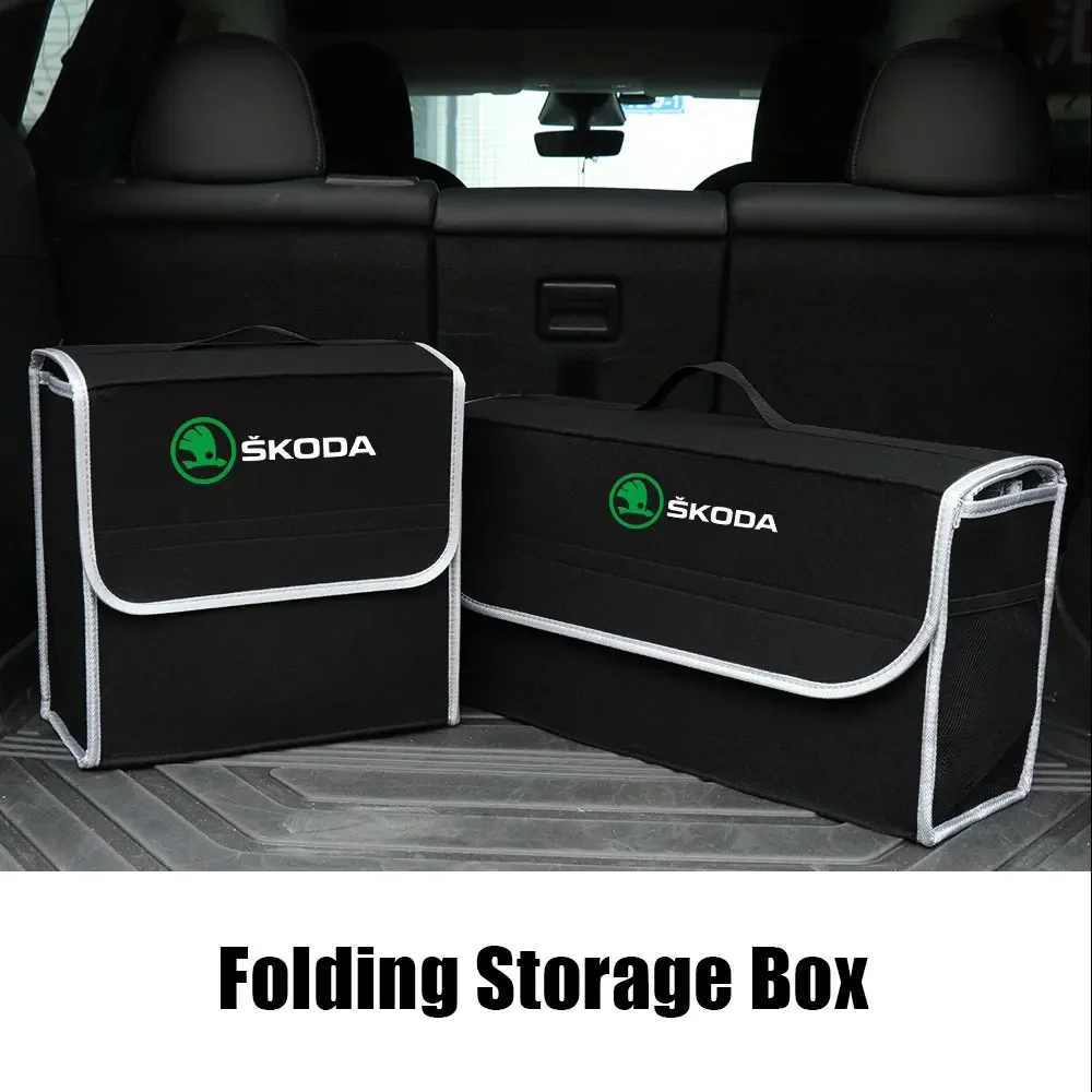 Car Trunk Organizer Foldable Storage Box - Araba Bagaj Saklama Kutusu Katlanabilir Keçe