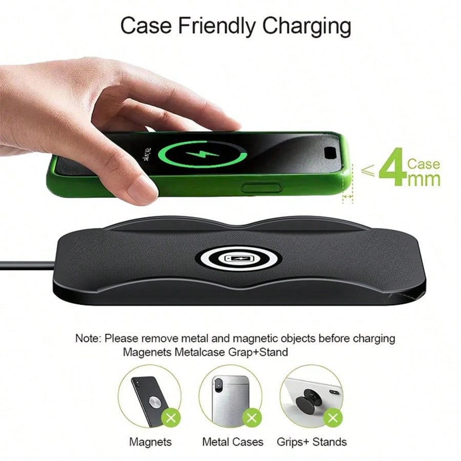 Tafdiur 1 Parça Silikon Kare T - Wireless Car Charger Mount Fast Charging incelemesi ve fiyatı