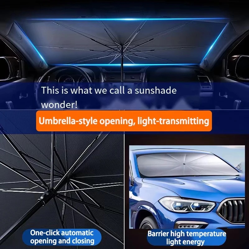 Noel Çorabı İçine Konulacak He - Car Sunshade Windshield Umbrella Foldable incelemesi ve fiyatı