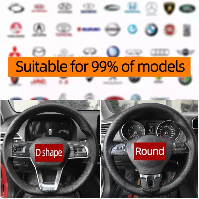 Evrensel Deri Araba Direksiyon - Car Steering Wheel Cover Anti Slip Breathable incelemesi ve fiyatı