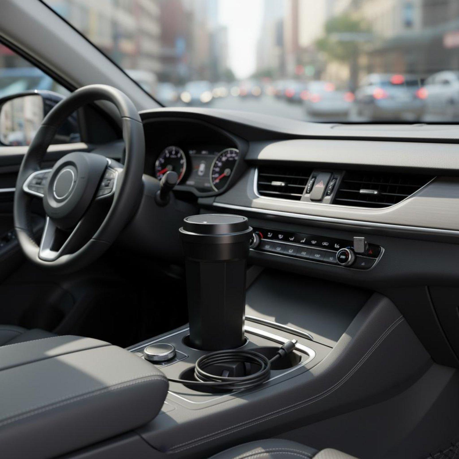 Araba için Kapaklı Küçük ABS Ç - Waterproof Car Trash Can With Lid incelemesi ve fiyatı