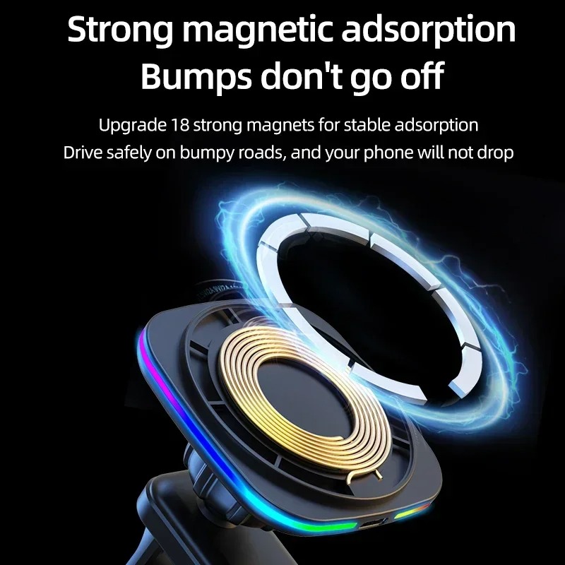 15W Manyetik Araç İçi Kablosuz - Wireless Car Charger Mount Fast Charging incelemesi ve fiyatı