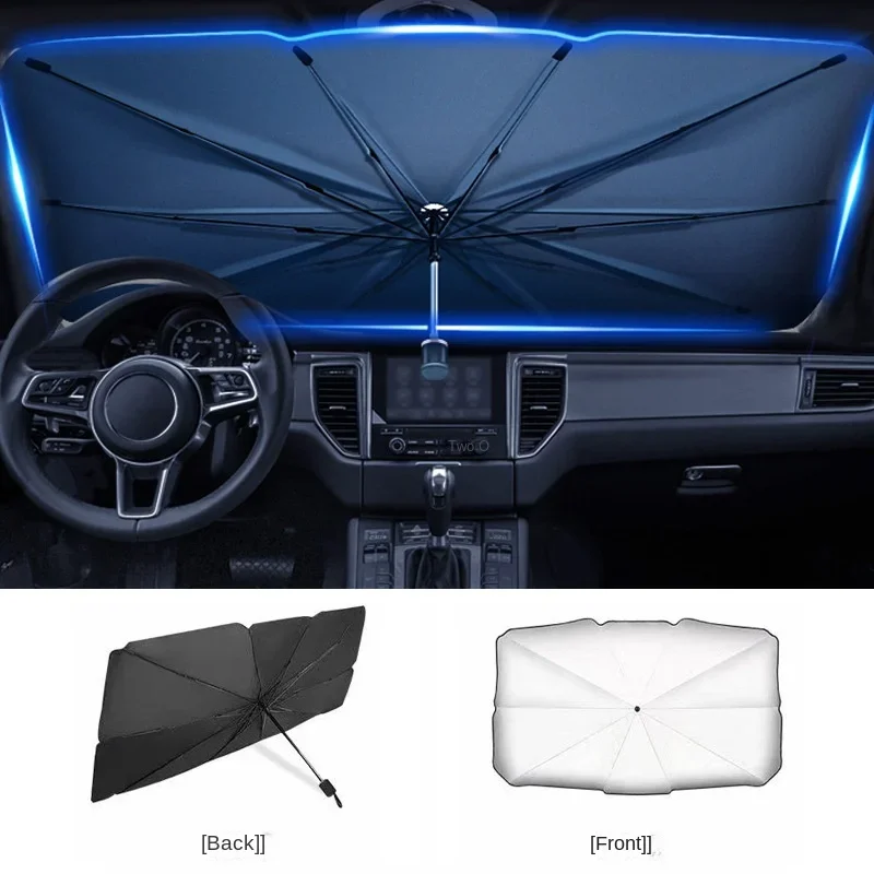 Araba ön camı güneş gölge şems - Car Sunshade Windshield Umbrella Foldable incelemesi ve fiyatı
