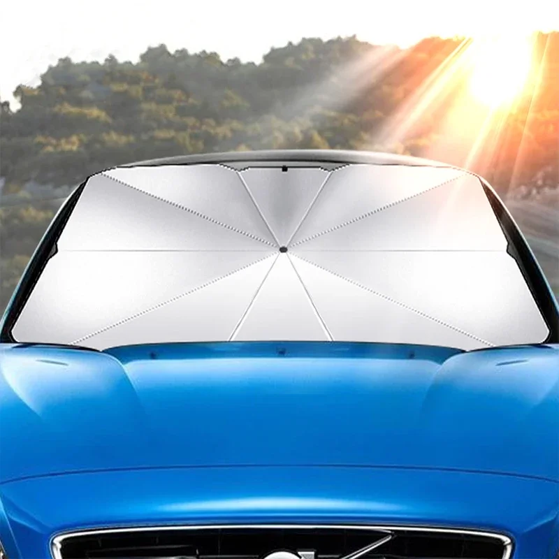 Araba ön camı güneş gölge şems - Car Sunshade Windshield Umbrella Foldable incelemesi ve fiyatı