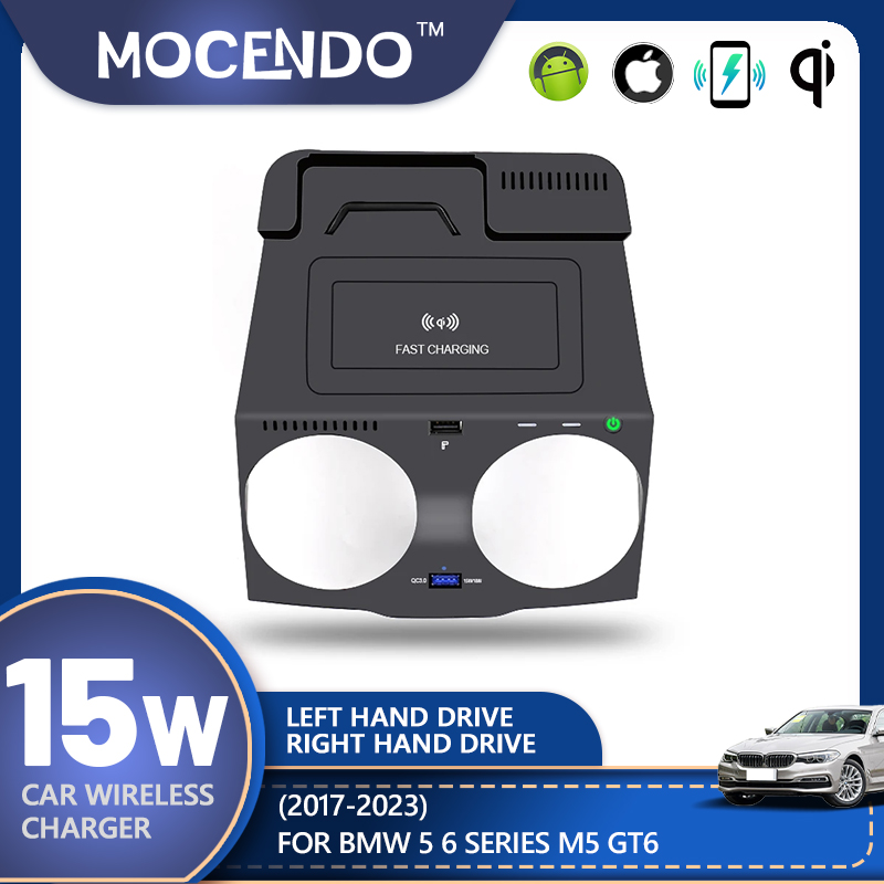 BMW 5 6 Serisi G30 G38 G32 6GT - Wireless Car Charger Mount Fast Charging incelemesi ve fiyatı